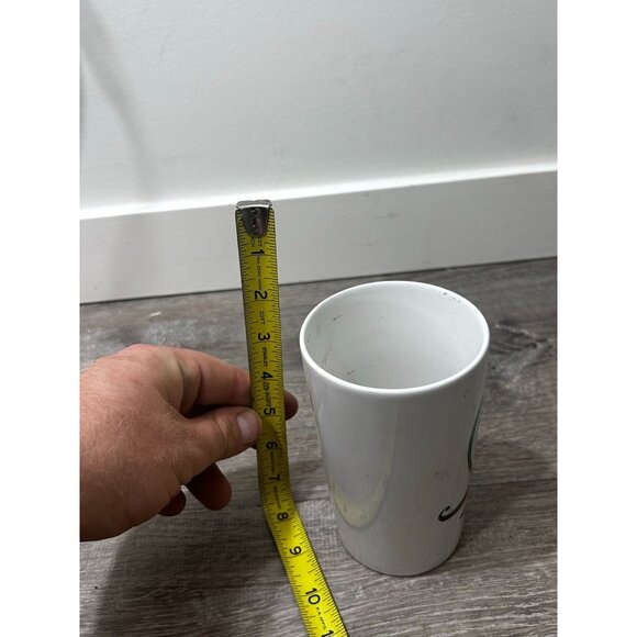 Starbucks Monocle Mustache Man Ceramic Cartoon Lips Print Mug Cup Handle 16oz - Picture 7 of 7